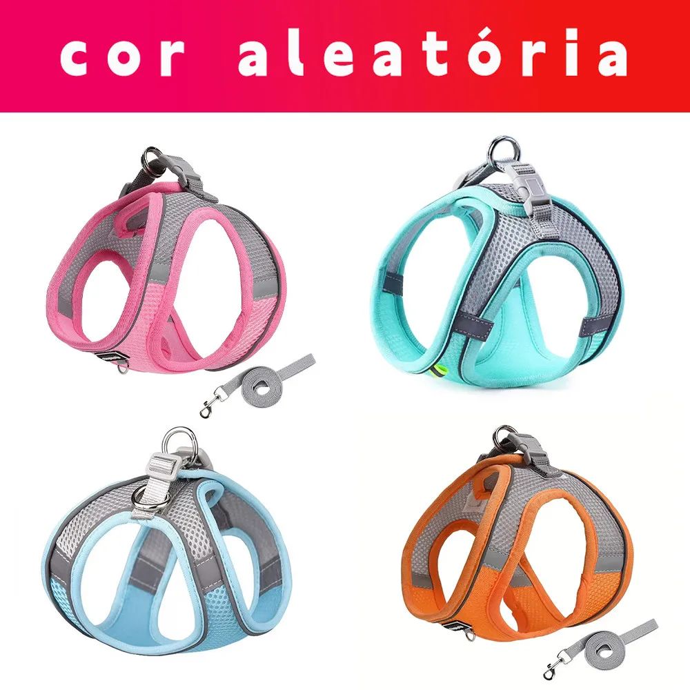 Colete Peitoral de Luxo para Cães.