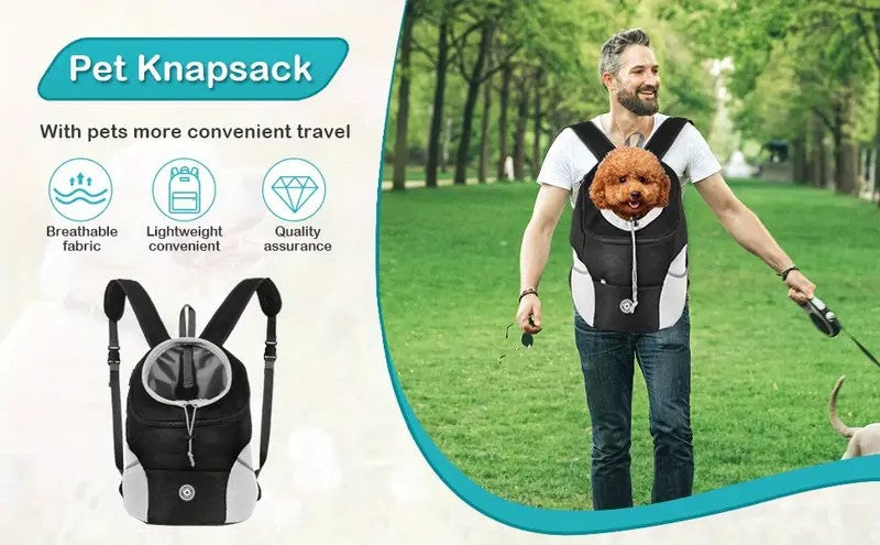 Novo cão pet mochila