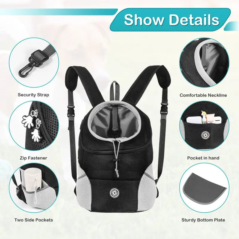Novo cão pet mochila